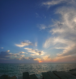 Крым. Море, небо, берега, закаты. #0036