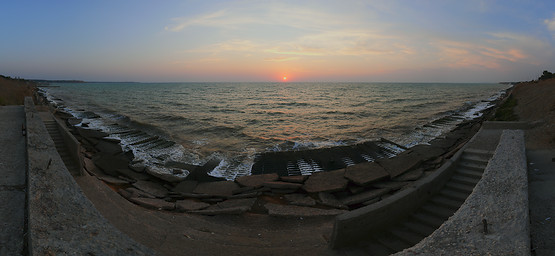 Крым. Море, небо, берега, закаты. #0040