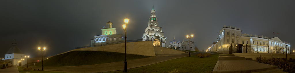 Казань. Туманный октябрьский вечер