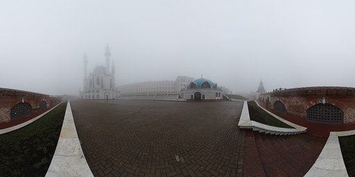 Кремль. Мечеть Кул-Шариф (с юго-западной стороны). Казань #0099(c)